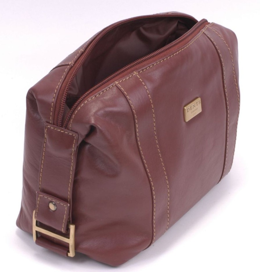 Accessories https://www.afarleycountryattire.co.uk/  | Dents Men'S Leather Washbag - Top Opening